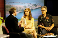 Khon News - Actress back in islands to launch campaign